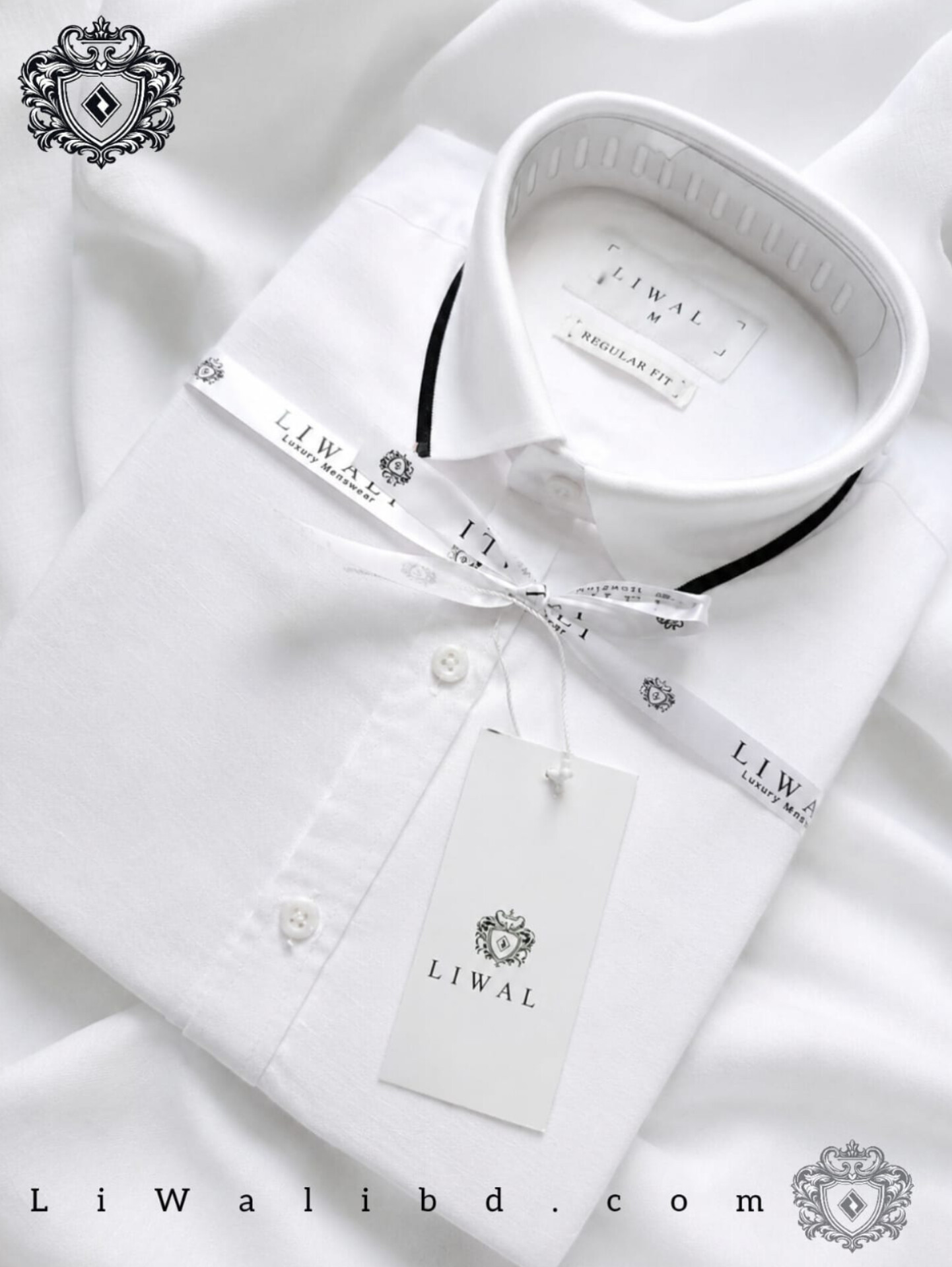 Premium white 1ST Rib haff Shirt