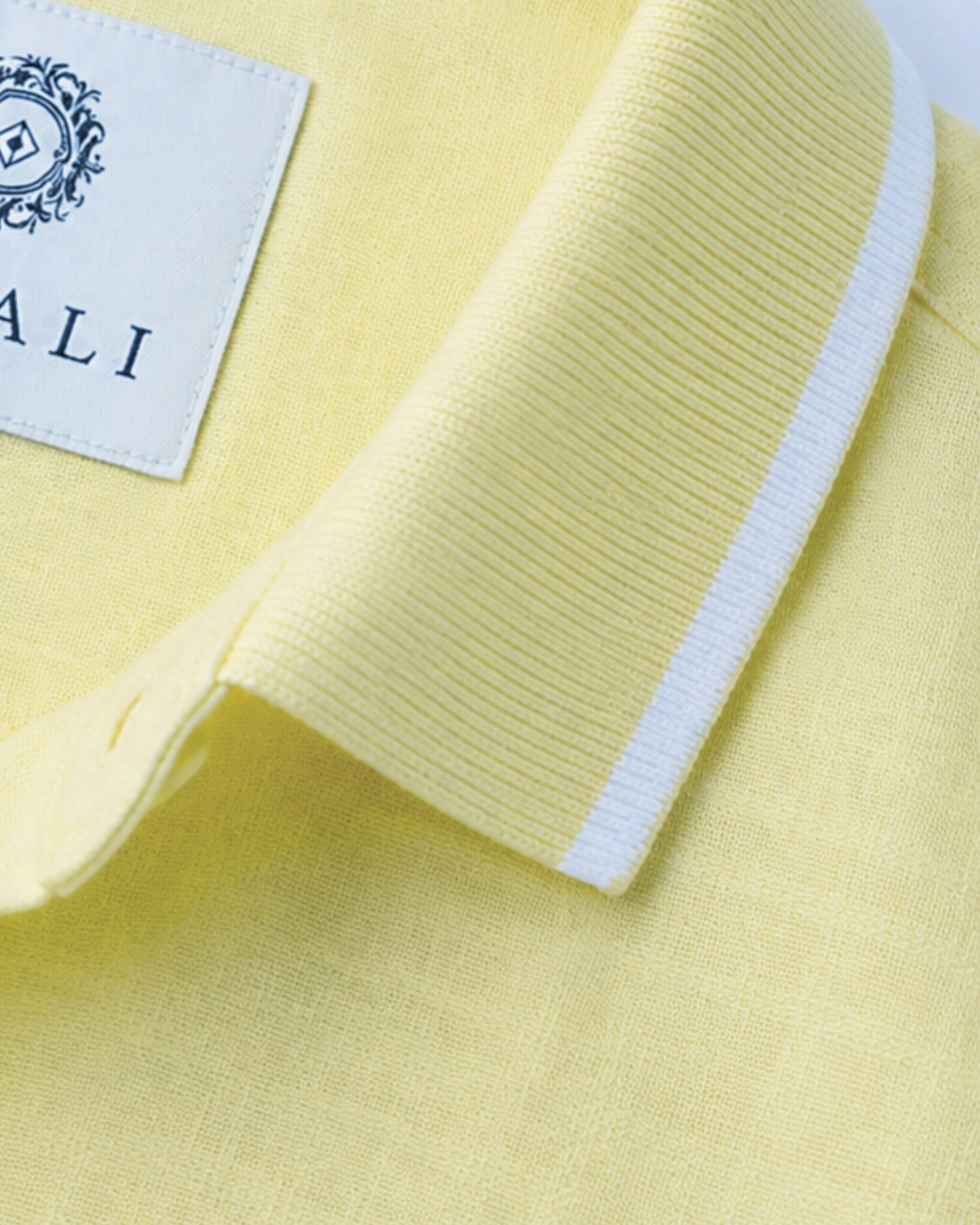 pestrol Yellow rib style shirt - Image 2